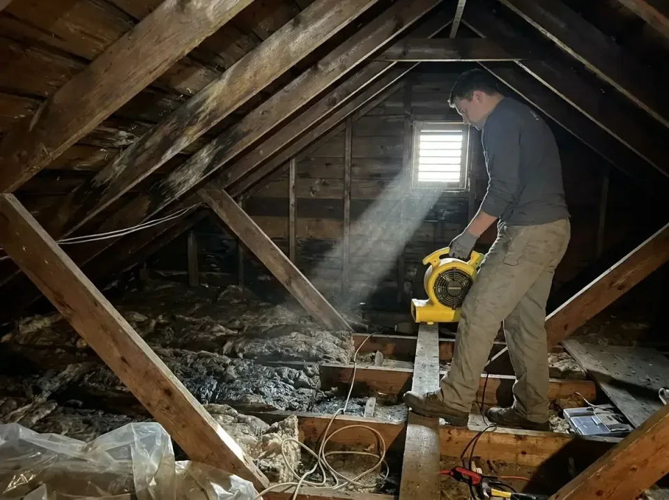 attic-water-damage-drying-proc-007 — frequently asked questions, Emergency Water Extraction & 24/7 Flood Response in Palmett…